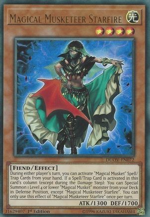 Magical Musketeer Starfire [DUOV-EN072] Ultra Rare - Yu-Gi-Oh! - Card Brawlers | Quebec | Canada |