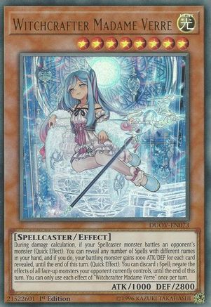 Witchcrafter Madame Verre [DUOV-EN073] Ultra Rare - Yu-Gi-Oh! - Card Brawlers | Quebec | Canada |