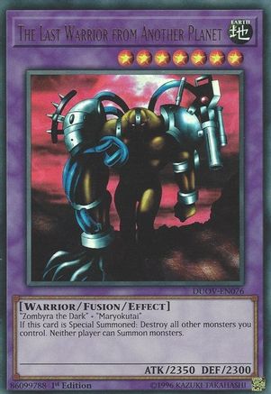The Last Warrior from Another Planet [DUOV-EN076] Ultra Rare - Yu-Gi-Oh! - Card Brawlers | Quebec | Canada |
