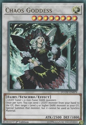 Chaos Goddess [DUOV-EN079] Ultra Rare - Yu-Gi-Oh! - Card Brawlers | Quebec | Canada |