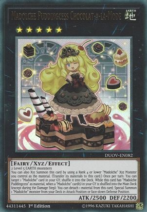 Madolche Puddingcess Chocolat-a-la-Mode [DUOV-EN082] Ultra Rare - Yu-Gi-Oh! - Card Brawlers | Quebec | Canada |