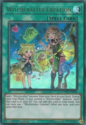 Witchcrafter Creation [DUOV-EN096] Ultra Rare - Yu-Gi-Oh! - Card Brawlers | Quebec | Canada |