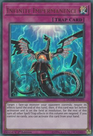 Infinite Impermanence [DUOV-EN099] Ultra Rare - Yu-Gi-Oh! - Card Brawlers | Quebec | Canada |