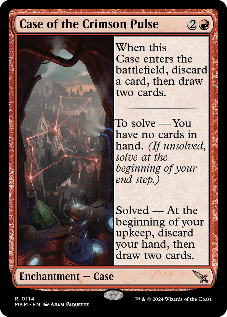 Case of the Crimson Pulse [Murders at Karlov Manor] - Magic: The Gathering - Card Brawlers | Quebec | Canada |