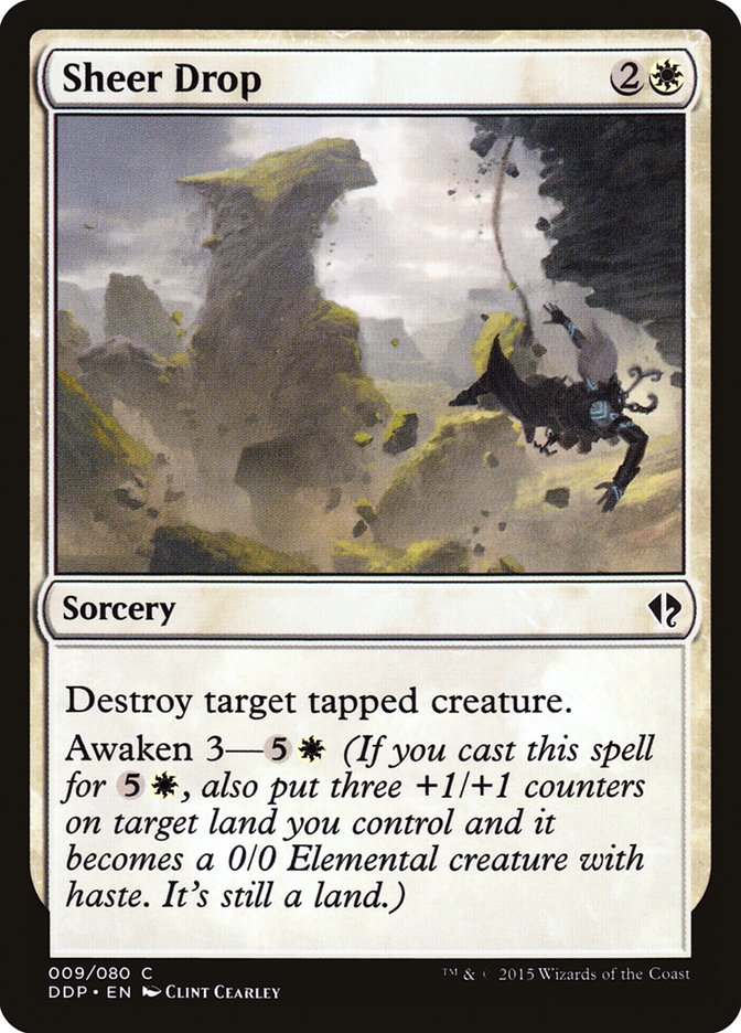 Sheer Drop [Duel Decks: Zendikar vs. Eldrazi] - Magic: The Gathering - Card Brawlers | Quebec | Canada |