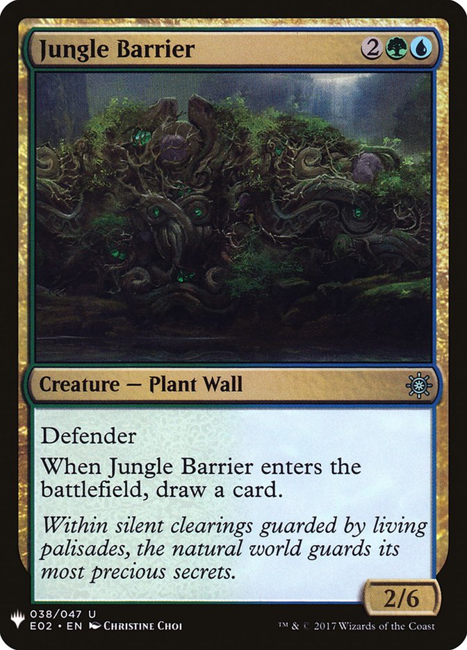 Jungle Barrier [Mystery Booster] - Magic: The Gathering - Card Brawlers | Quebec | Canada |