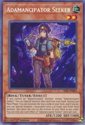 Adamancipator Seeker [SESL-EN001] Secret Rare - Yu-Gi-Oh! - Card Brawlers | Quebec | Canada |