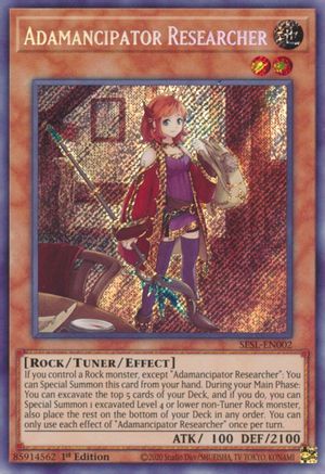 Adamancipator Researcher [SESL-EN002] Secret Rare - Yu-Gi-Oh! - Card Brawlers | Quebec | Canada |