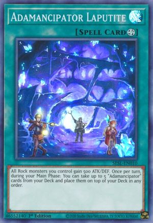 Adamancipator Laputite [SESL-EN010] Super Rare - Yu-Gi-Oh! - Card Brawlers | Quebec | Canada |