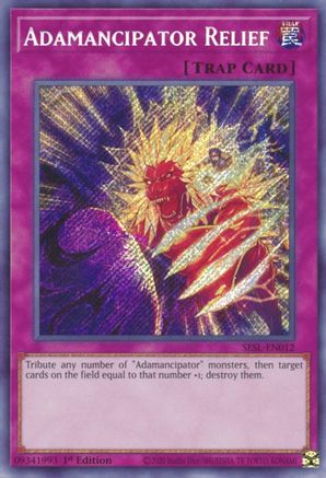 Adamancipator Relief [SESL-EN012] Secret Rare - Yu-Gi-Oh! - Card Brawlers | Quebec | Canada |
