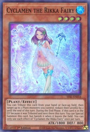 Cyclamen the Rikka Fairy [SESL-EN016] Super Rare - Yu-Gi-Oh! - Card Brawlers | Quebec | Canada |