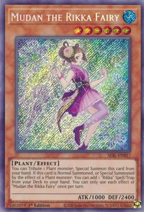 Mudan the Rikka Fairy [SESL-EN017] Secret Rare - Yu-Gi-Oh! - Card Brawlers | Quebec | Canada |