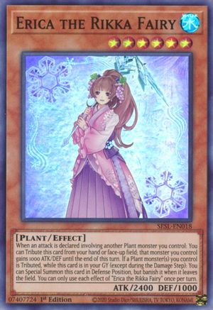 Erica the Rikka Fairy [SESL-EN018] Super Rare - Yu-Gi-Oh! - Card Brawlers | Quebec | Canada |