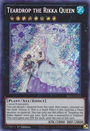 Teardrop the Rikka Queen [SESL-EN022] Secret Rare - Yu-Gi-Oh! - Card Brawlers | Quebec | Canada |