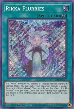 Rikka Flurries [SESL-EN024] Secret Rare - Yu-Gi-Oh! - Card Brawlers | Quebec | Canada |