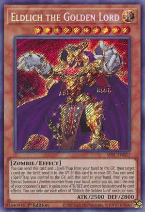Eldlich the Golden Lord [SESL-EN027] Secret Rare - Yu-Gi-Oh! - Card Brawlers | Quebec | Canada |