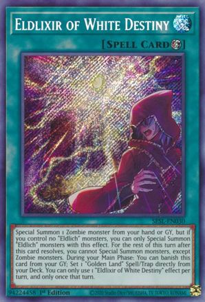 Eldlixir of White Destiny [SESL-EN030] Secret Rare - Yu-Gi-Oh! - Card Brawlers | Quebec | Canada |