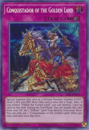 Conquistador of the Golden Land [SESL-EN034] Secret Rare - Yu-Gi-Oh! - Card Brawlers | Quebec | Canada |