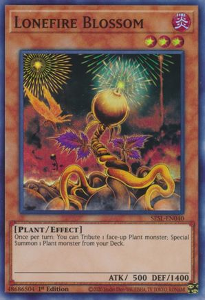 Lonefire Blossom [SESL-EN040] Super Rare - Yu-Gi-Oh! - Card Brawlers | Quebec | Canada |