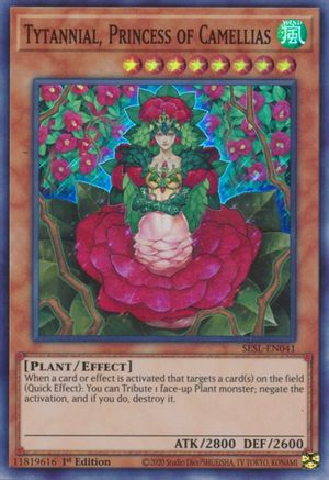 Tytannial, Princess of Camellias [SESL-EN041] Super Rare - Yu-Gi-Oh! - Card Brawlers | Quebec | Canada |