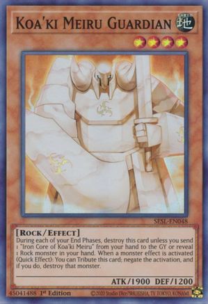 Koa'ki Meiru Guardian [SESL-EN048] Super Rare - Yu-Gi-Oh! - Card Brawlers | Quebec | Canada |