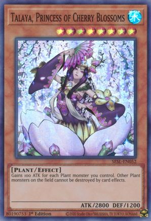 Talaya, Princess of Cherry Blossoms [SESL-EN052] Super Rare - Yu-Gi-Oh! - Card Brawlers | Quebec | Canada |