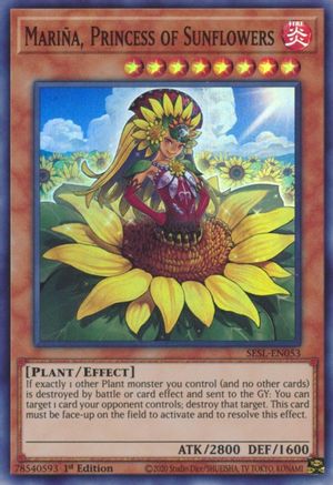 Marina, Princess of Sunflowers [SESL-EN053] Super Rare - Yu-Gi-Oh! - Card Brawlers | Quebec | Canada |