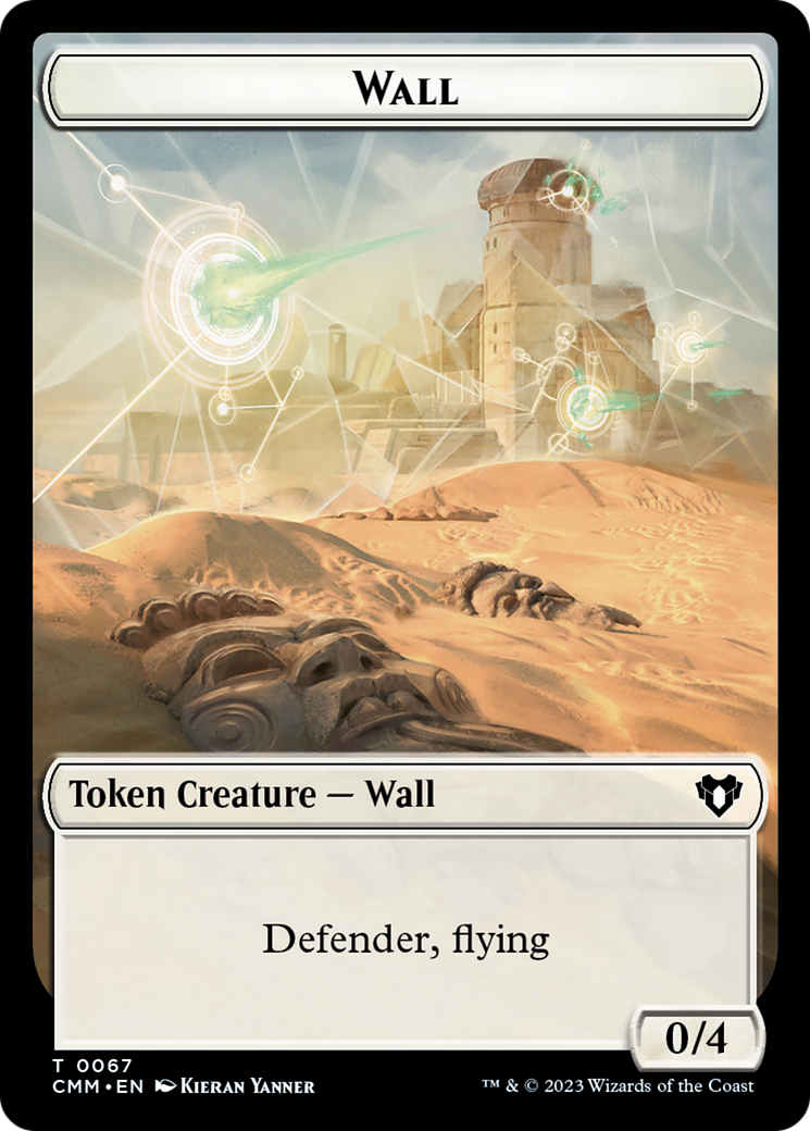 Wall // Kor Ally Double-Sided Token [Commander Masters Tokens] - Magic: The Gathering - Card Brawlers | Quebec | Canada |