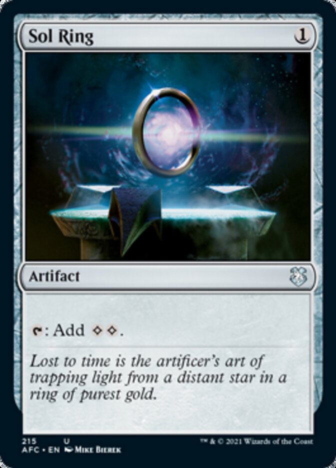 Sol Ring [Dungeons & Dragons: Adventures in the Forgotten Realms Commander] - Magic: The Gathering - Card Brawlers | Quebec | Canada |