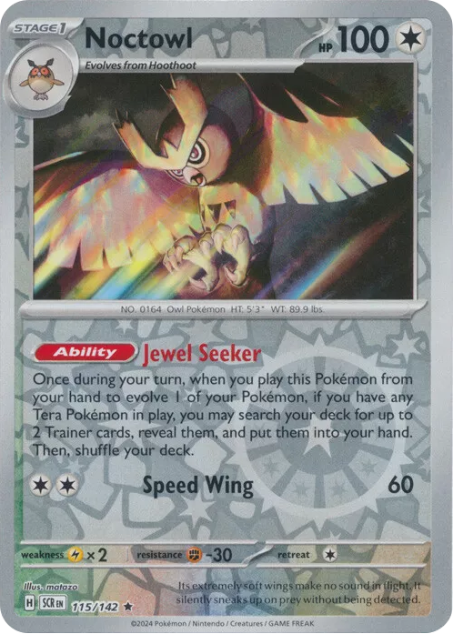 Noctowl (115/142) [Scarlet & Violet: Stellar Crown] - Pokémon - Card Brawlers | Quebec | Canada |