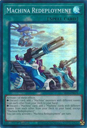 Machina Redeployment [SR10-EN023] Super Rare - Yu-Gi-Oh! - Card Brawlers | Quebec | Canada |