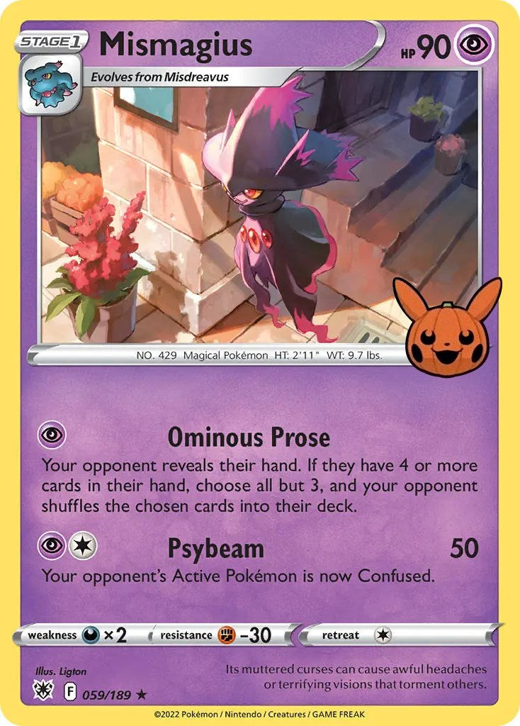Mismagius (059/189) [Trick or Trade] - Pokémon - Card Brawlers | Quebec | Canada |