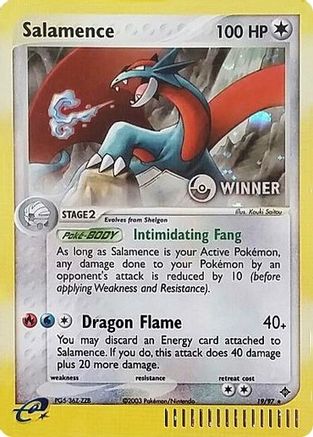 Salamence (19/97) (Winner) [League & Championship Cards] - Pokémon - Card Brawlers | Quebec | Canada |