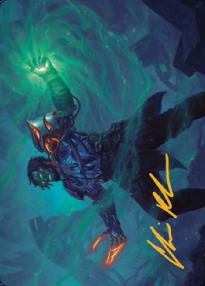 Mishra, Claimed by Gix Art Card (Gold-Stamped Signature) [The Brothers' War Art Series] - Magic: The Gathering - Card Brawlers | Quebec | Canada |