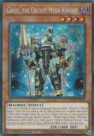 Girsu, the Orcust Mekk-Knight [ETCO-EN024] Secret Rare - Yu-Gi-Oh! - Card Brawlers | Quebec | Canada |