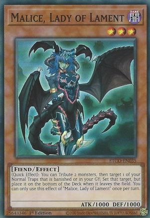 Malice, Lady of Lament [ETCO-EN035] Super Rare - Yu-Gi-Oh! - Card Brawlers | Quebec | Canada |