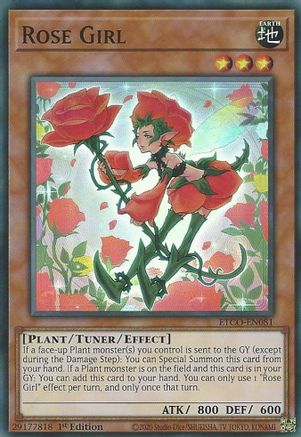 Rose Girl [ETCO-EN081] Super Rare - Yu-Gi-Oh! - Card Brawlers | Quebec | Canada |