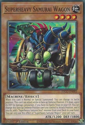 Superheavy Samurai Wagon [ETCO-EN092] Common - Yu-Gi-Oh! - Card Brawlers | Quebec | Canada |