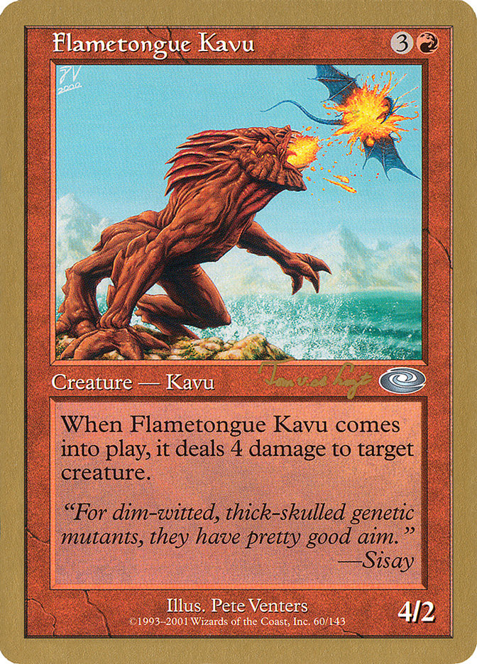 Flametongue Kavu (Tom van de Logt) [World Championship Decks 2001] - Magic: The Gathering - Card Brawlers | Quebec | Canada |