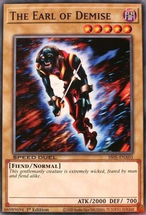 The Earl of Demise [SS05-ENA03] Common - Yu-Gi-Oh! - Card Brawlers | Quebec | Canada |