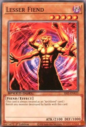 Lesser Fiend [SS05-ENA13] Common - Yu-Gi-Oh! - Card Brawlers | Quebec | Canada |