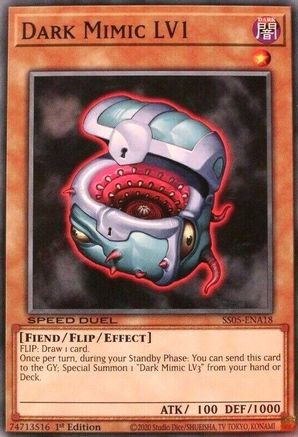 Dark Mimic LV1 [SS05-ENA18] Common - Yu-Gi-Oh! - Card Brawlers | Quebec | Canada |