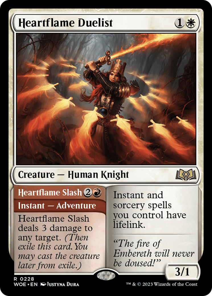 Heartflame Duelist // Heartflame Slash [Wilds of Eldraine] - Magic: The Gathering - Card Brawlers | Quebec | Canada |