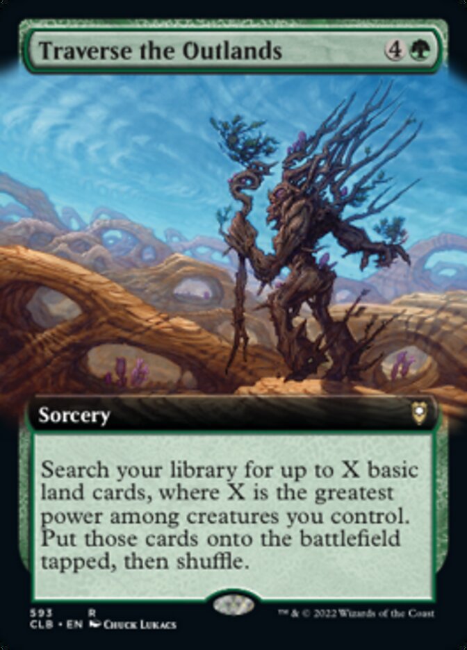 Traverse the Outlands (Extended Art) [Commander Legends: Battle for Baldur's Gate] - Magic: The Gathering - Card Brawlers | Quebec | Canada |