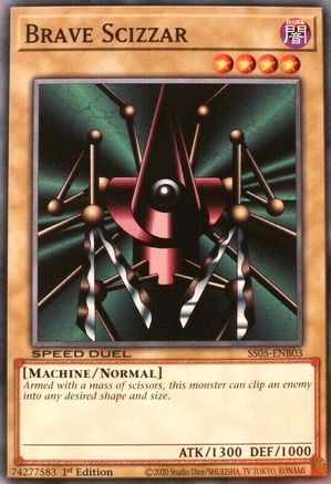 Brave Scizzar [SS05-ENB03] Common - Yu-Gi-Oh! - Card Brawlers | Quebec | Canada |