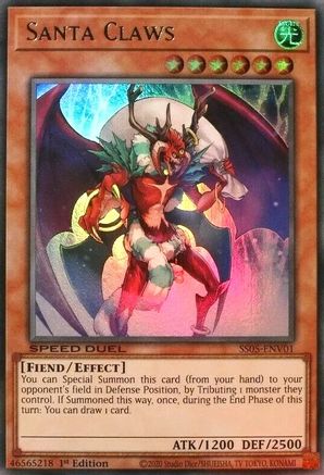 Santa Claws [SS05-ENV01] Ultra Rare - Yu-Gi-Oh! - Card Brawlers | Quebec | Canada |