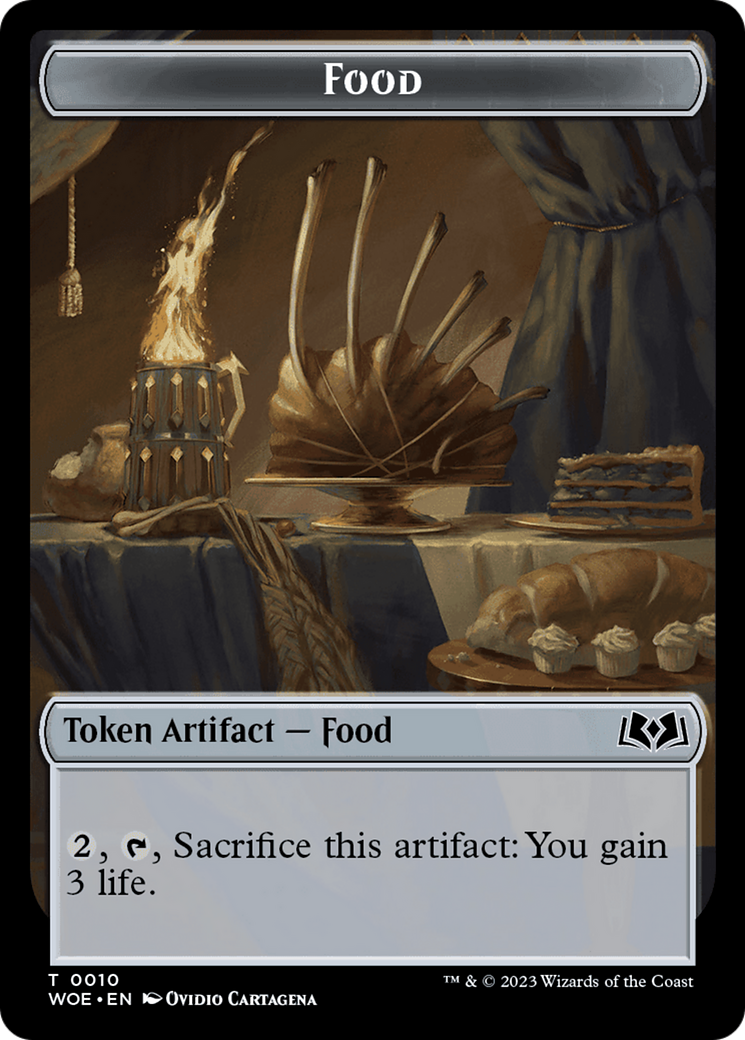 Human // Food (0010) Double-Sided Token [Wilds of Eldraine Tokens] - Magic: The Gathering - Card Brawlers | Quebec | Canada |