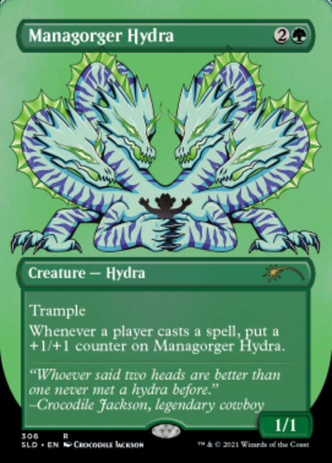 Managorger Hydra (Borderless) (Foil Etched) [Secret Lair Drop Series] - Magic: The Gathering - Card Brawlers | Quebec | Canada |