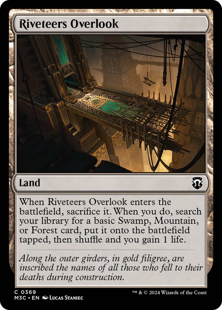 Riveteers Overlook (Ripple Foil) [Modern Horizons 3 Commander] - Magic: The Gathering - Card Brawlers | Quebec | Canada |