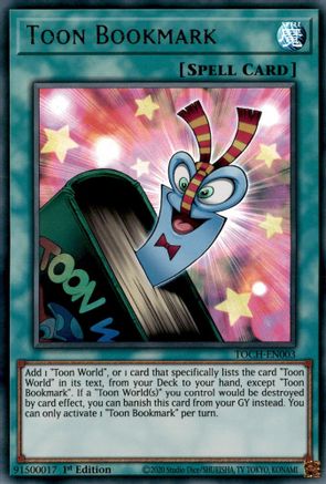 Toon Bookmark [TOCH-EN003] Ultra Rare - Yu-Gi-Oh! - Card Brawlers | Quebec | Canada |